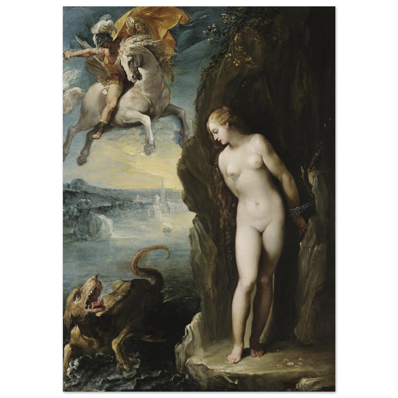 Perseus Freeing Andromeda painting by Giuseppe Cesari