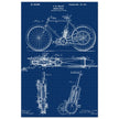 vintage motorcycle patent by G. M Holley.