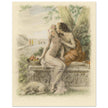 Paul Emile Becat erotic illustration Les Baiseres II ( The Kisses )