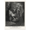 Gustave Dore The Bible engraving print . The Burial of Christ illustration .