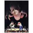 Paolo Garretto American Puppet Show vintage illustration for cover magazine.