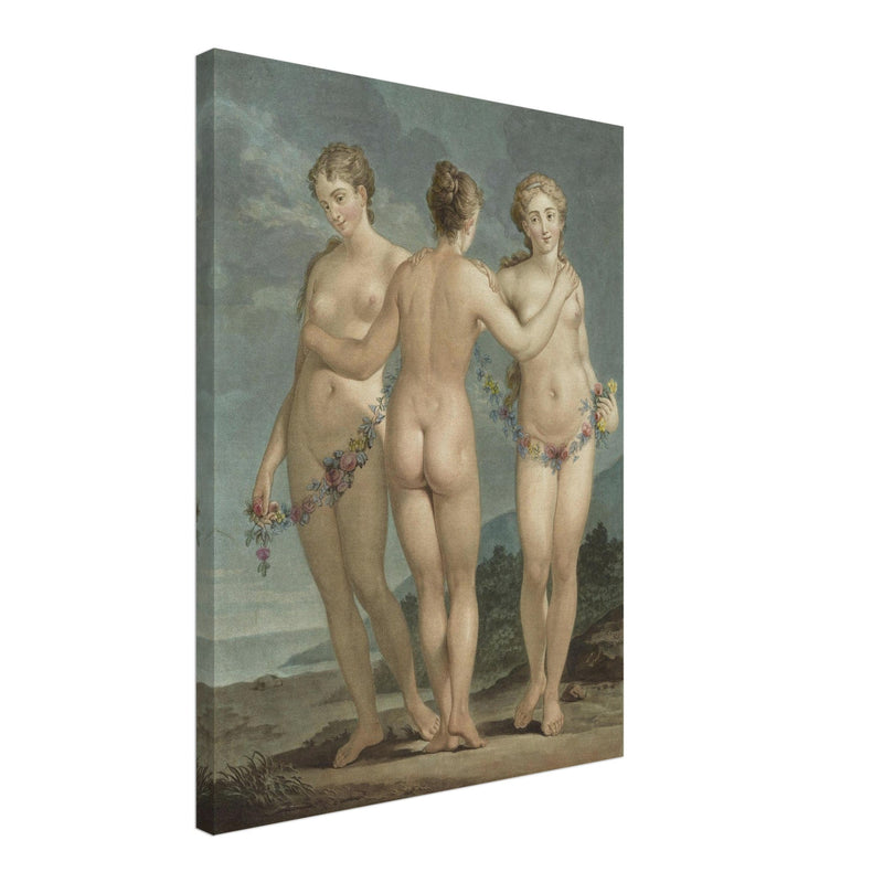 The Three Graces ( Les Trois Graces  ) painting by Jean François Janinet