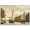 Jacobus Storck Nijenrode Castle on the Vecht near Breukelen. Antique old marine painting.  artwork