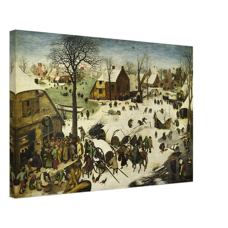 The Census at Bethlehem painting by Pieter Bruegel The Elder.