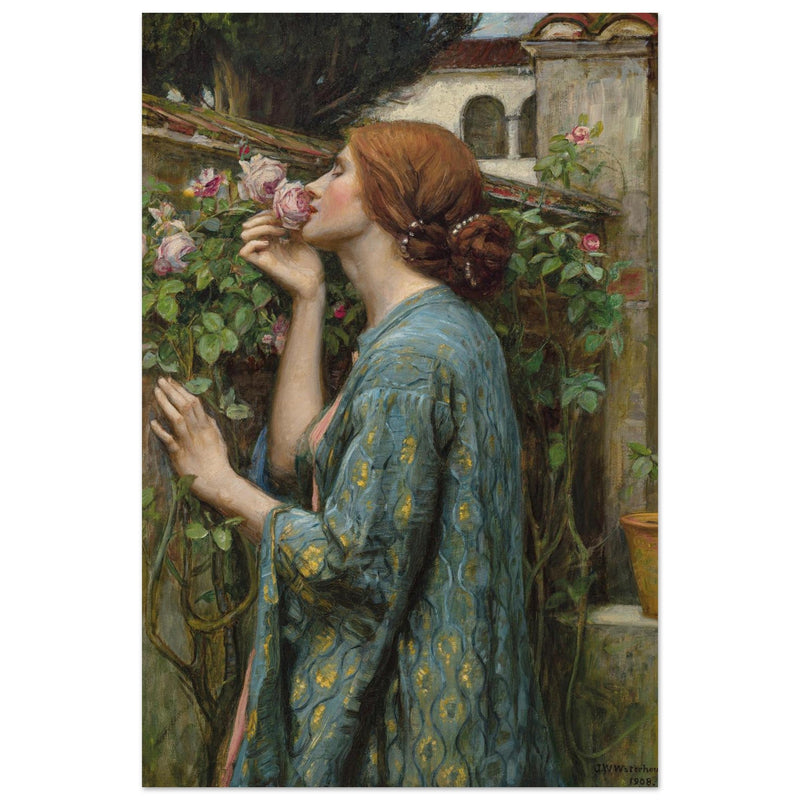 John William Waterhouse painting The Soul of the Rose