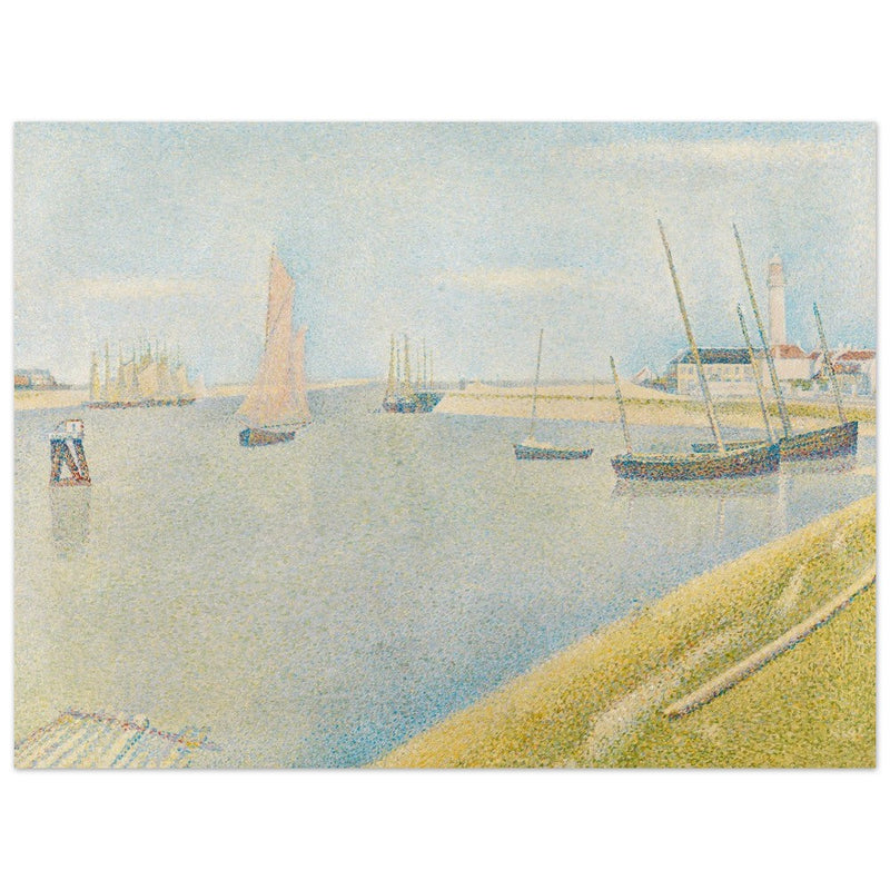 Georges Seurat The canal of Gravelines, in the direction of the sea.