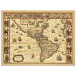 Old map of America. Americae Nova Tabula by Willem Blaeu