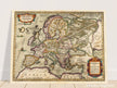 Ancient map of Europe and the Celts. Europam sive Celticam veterem by Abraham Ortelius.