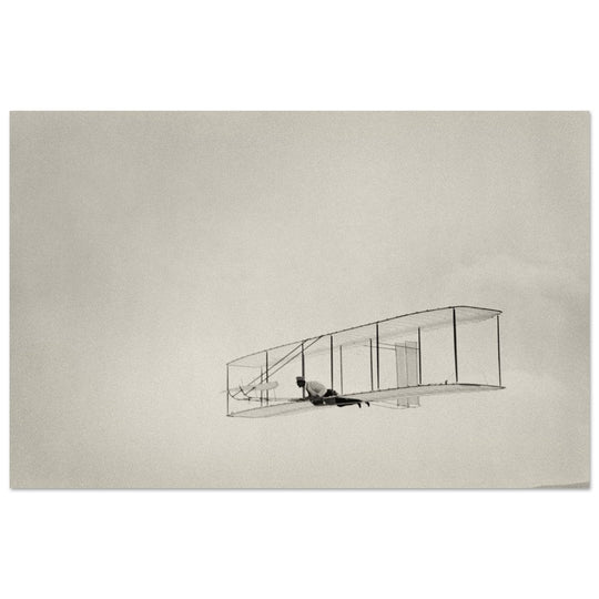 Glide of the Wright brother. The history of aviation.