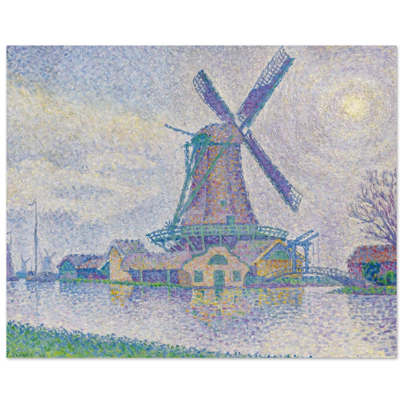 Paul Signac Moulin d' Edam Windmill in Edam painting