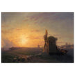 Steppe at sunset by Ivan Aivazovsky.