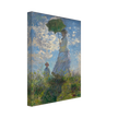Woman with a Parasol Madame Monet and Her Son by Claude Monet