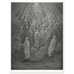Gustave Dore illustration for The Divine Comedy by Dante Alighieri. Mercury Paradise.