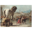 The Procession of the Trojan Horse into Troy by Giovanni Domenico Tiepolo. Greek mythology.