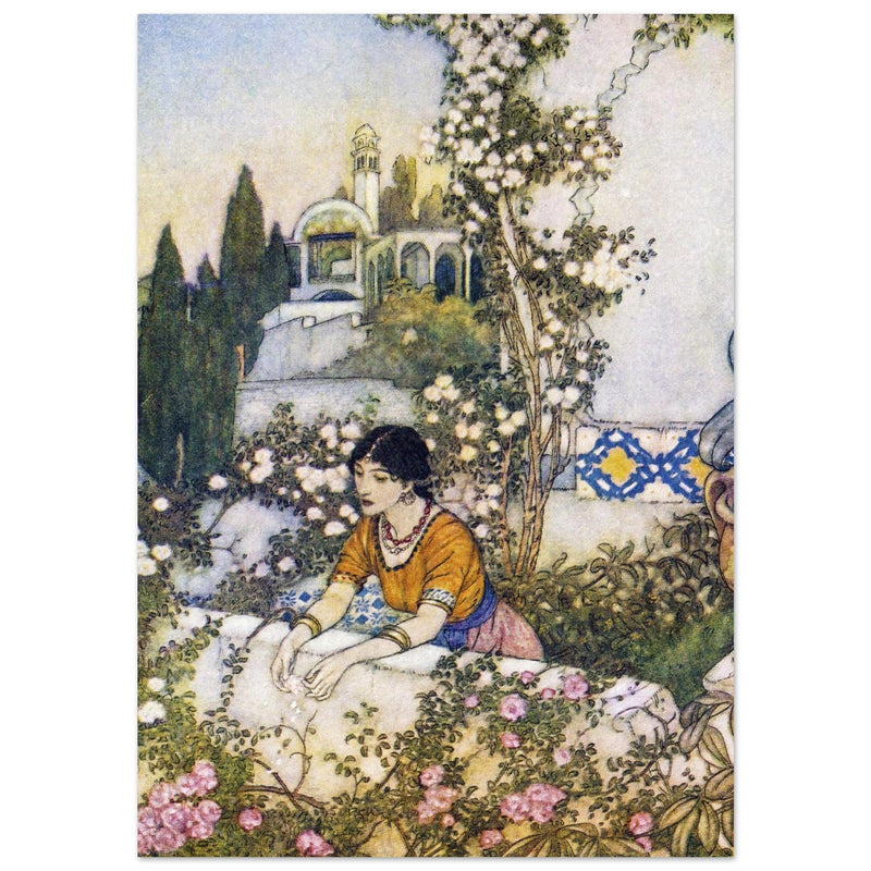 Edmund Dulac The Rubaiyat of Omar Khayyam vintage illustration.