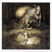 John Bauer illustration for the fairy tale The Boy and the trolls by Walter Stenstrom.