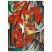 The Foxes Die Füchse painting by Franz Marc