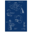 Vintage revolver patent by C P O'Neill.