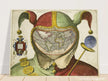 Ancient Fool's Cap World Map poster reproduction