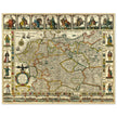 The Holy Roman Empire ancient map by Jan Jansson . Nova Germaniae Descriptio .