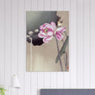 Songbird and Lotus by Ohara Koson woodblock print reproduction