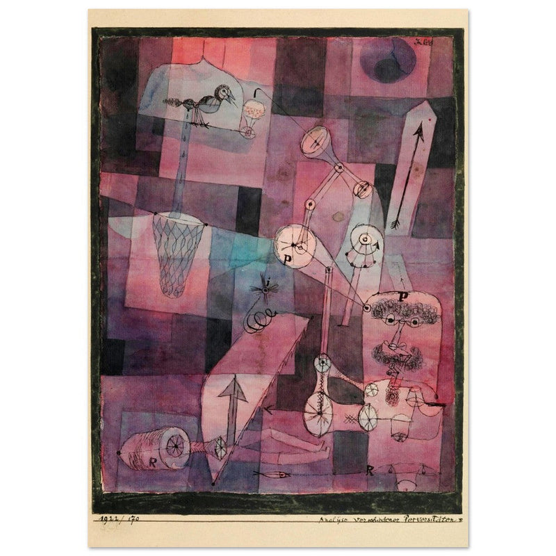 Paul Klee Analysis of Various Perversities