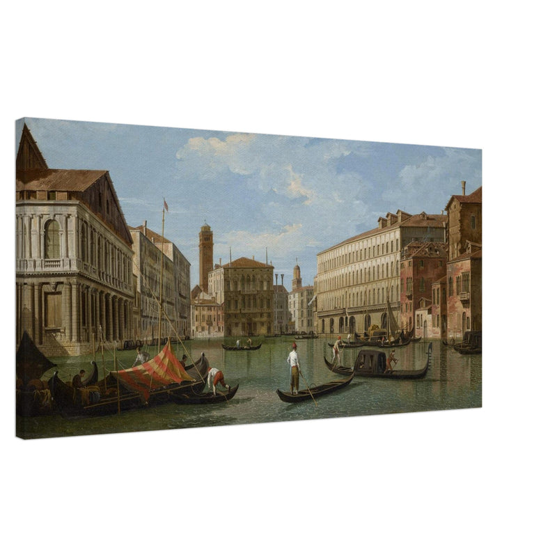 Venice, the Grand Canal, looking North from the Palazzo Rezzonico to the Palazzo Balbi by Studio of Giovanni Antonio Canaletto