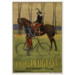 Cycles Peugot vintage advertisng poster by Ernest Vulliemin.