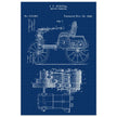 Motor Vehicle patent drawing by James Frank Duryea.