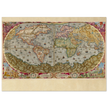 Ancient world map poster reproduction by Andrea Bertelli 1593