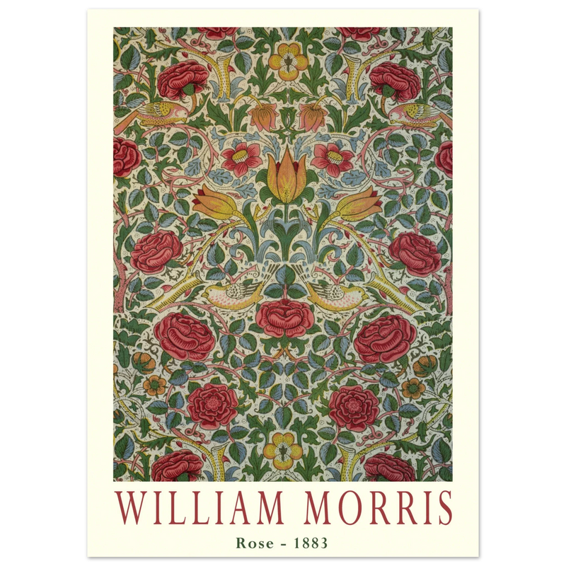 William Morris Rose 1883.
