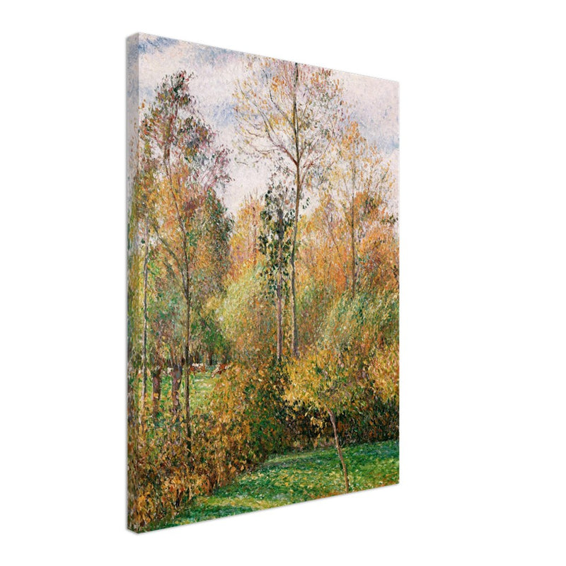 Autumn Poplars Eragny by Camille Pissarro 1894.