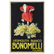 White Vermouth aperitif drink Bonomelli vintage advertising. Fine art  poster by Luciano Achille Mauzan 1932