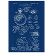 Winding Mechanism for Time Pieces, vintage clock patent .