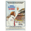 Steve Mc Queen Le Mans movie poster.