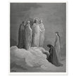 The Divine Comedy by Gustave Dore illustration. Paradise. The Heaven of the fixed stars.