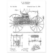 Road vehicle patent 540648 1895 by Charles Edgar Duryea. Automobile car history