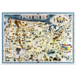 Makers of the U.S.A. A Friendship Map by Louise E. Jefferson. Pictorial map of the United States of America.