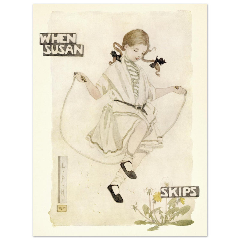 When Susan skips illustration by Lilian Price Hacker