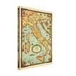 Italy old pictorial map by Ernest Dudley Chase.