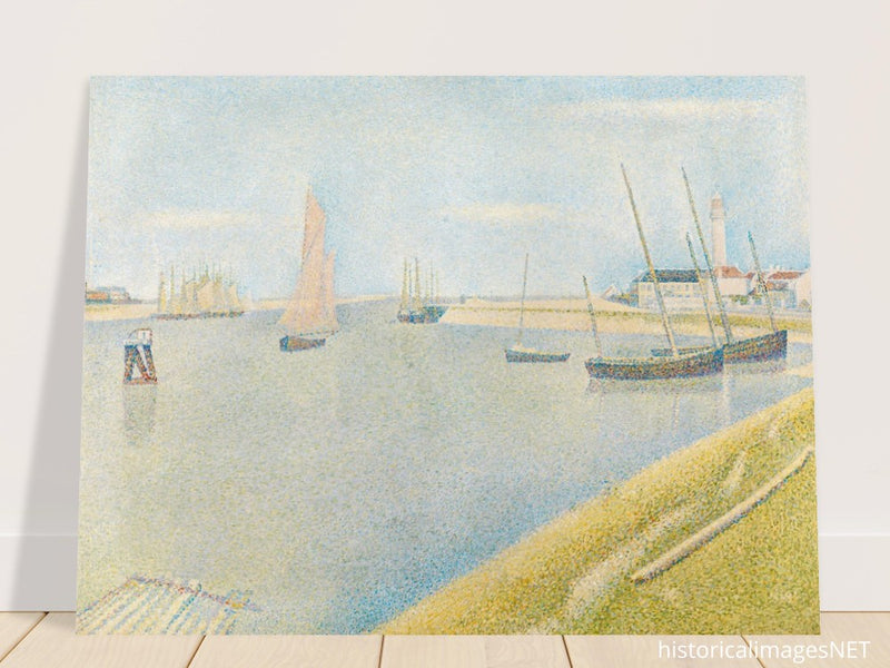 Georges Seurat The canal of Gravelines, in the direction of the sea.