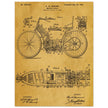 Motorcycle old patent by G. W Manson.