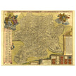 Antique city map of Rome in Italy XVIII Century by Johan Baptiste Homann.