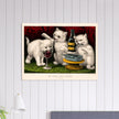 The three jolly kittens  at the feast Author Currier & Ives 1871