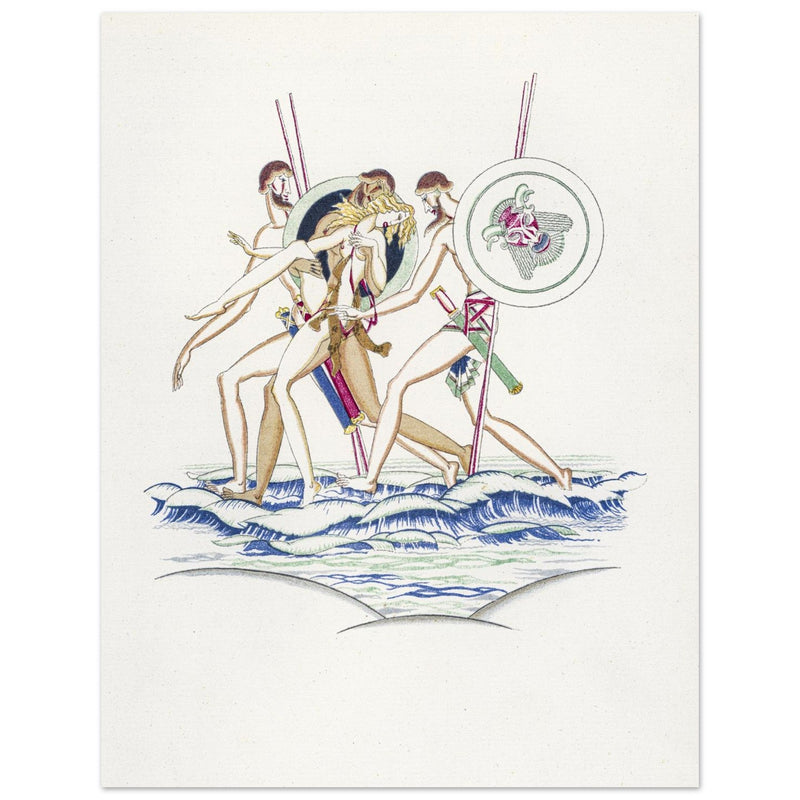 Daphnis and Chloe illustration by John Austen.