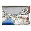 Snow at Akabane Bridge in Shiba by Utagawa Hiroshige