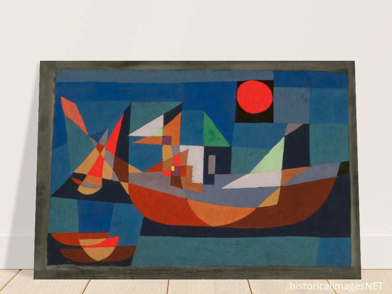 Paul Klee Ruehende Schiffe ( Resting ships )