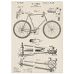 Vintage bicycle patent 1899 by M. C Johnson.