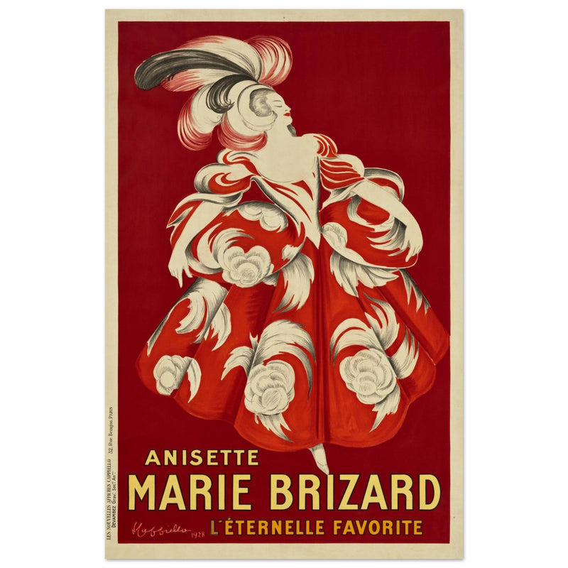 Anisette Marie Brizard vintage advertising poster by Leonetto Cappiello.