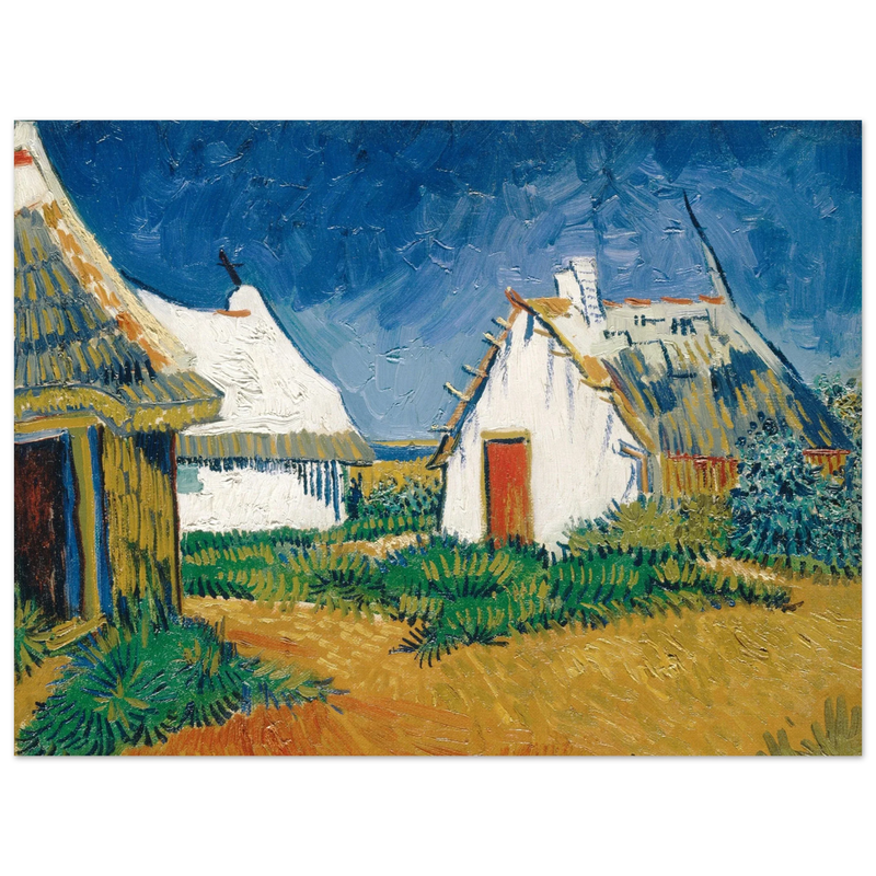 White Cottages at Saintes-Maries by Vincent Van Gogh